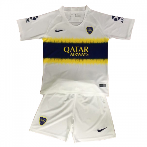 Kids Boca Juniors 18/19 Away Soccer Kits (Shirt+Shorts)